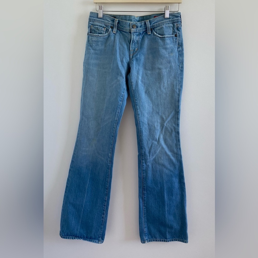 Citizens Of Humanity Blue Ingrid Low Waist Flair Jeans Size 29